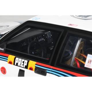 LANCIA DELTA HF INTEGRALE GR.A WHITE D. AURIOL RALLY MONTE CARLO 1992 OttO mobile 1:12 Resinemodell (Türen, Motorhaube... nicht zu öffnen!)